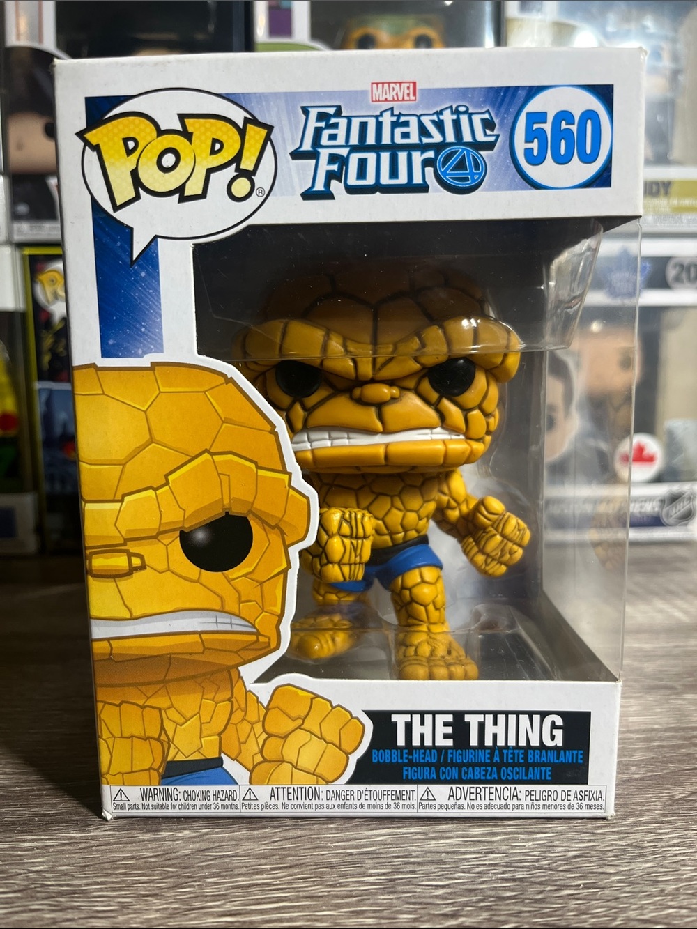 Marvel Yellow & Blue The Thing Pop! Figure